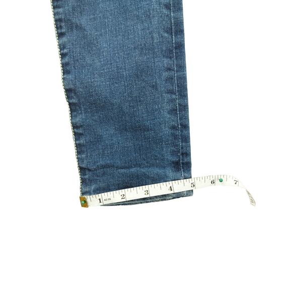Ruba Cuori Faded Women's Jeans Size S Pistol leg Denim light Blue - Picture 6 of 11